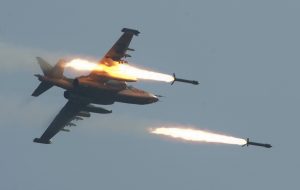 Russian strikes kill two in Ukraine, drone factory targeted